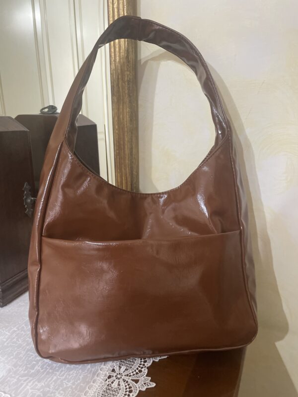 Borsone maxi brown - immagine 4