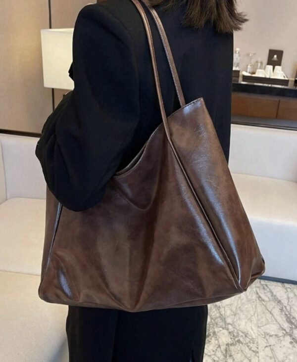 Borsa marrone maxi