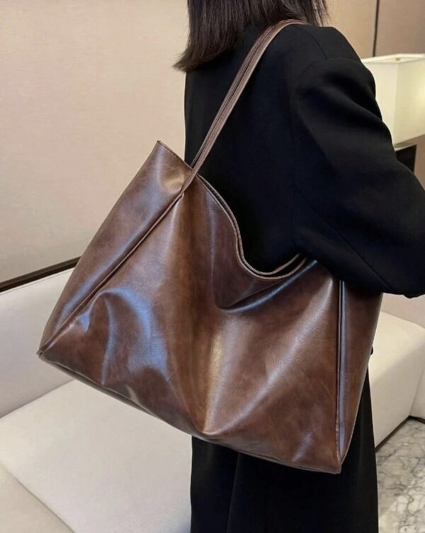 Borsa marrone maxi - immagine 3