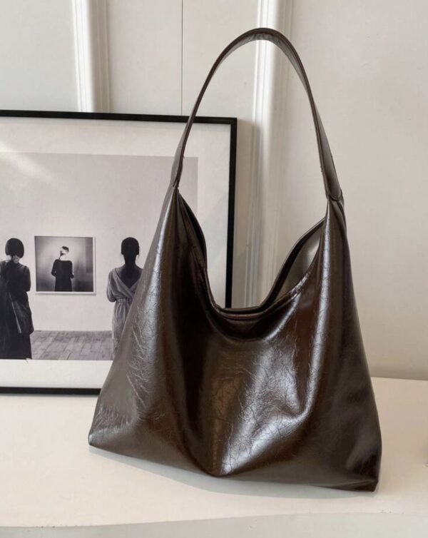 Borsa marrone ecopelle