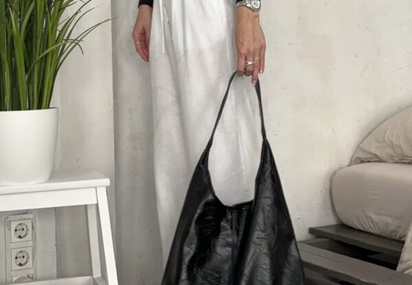 Borsa nera a spalla - immagine 3