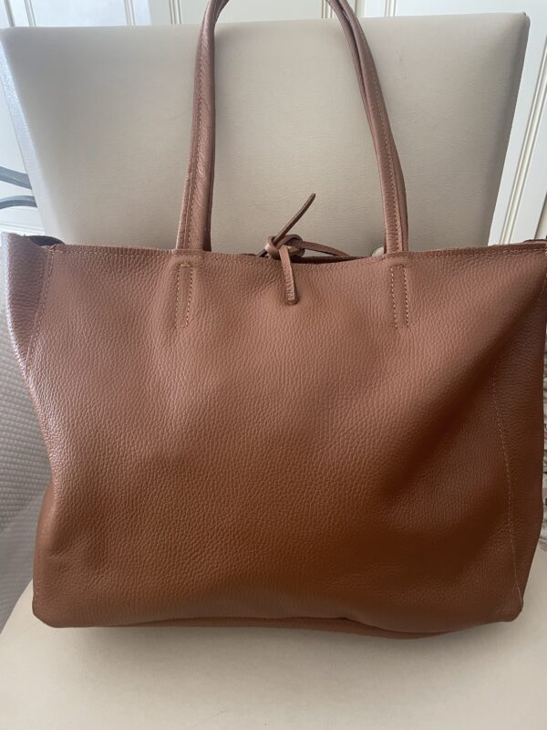 Borsone marrone 40 cm - immagine 2