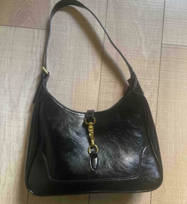 Borsa nera a spalla - immagine 3