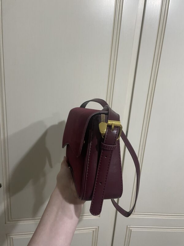 Borsa scamosciata prugna - immagine 2