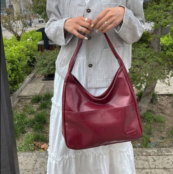 Borsa Borgogna maxi big