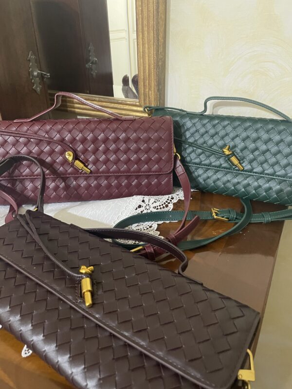Maxi pochette stile bottega veneta - immagine 3