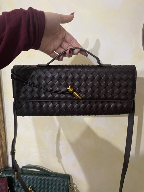 Maxi pochette stile bottega veneta - immagine 4