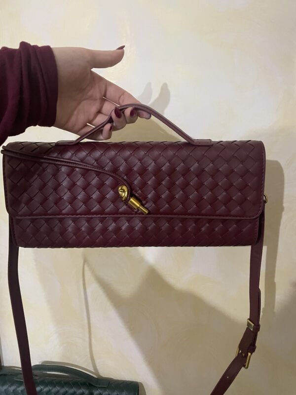 Maxi pochette stile bottega veneta - immagine 2