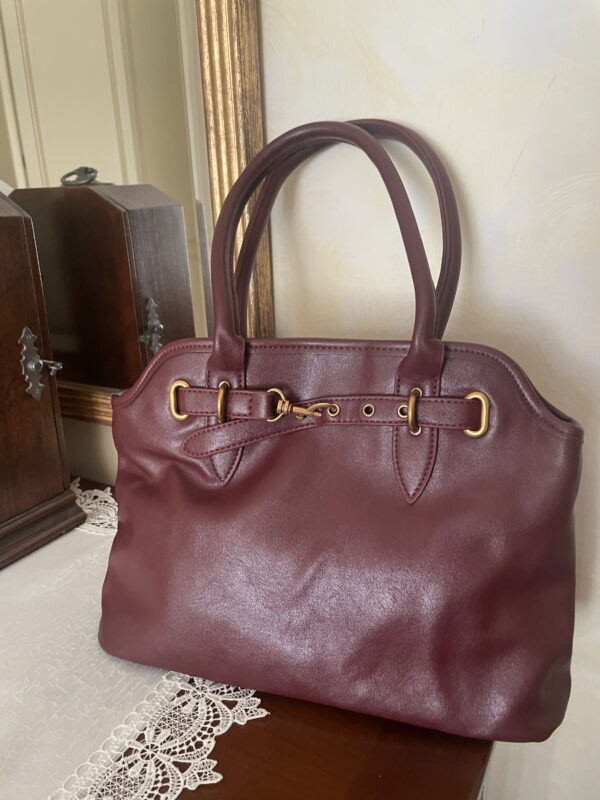 Borsa Borgogna ecopelle - immagine 5