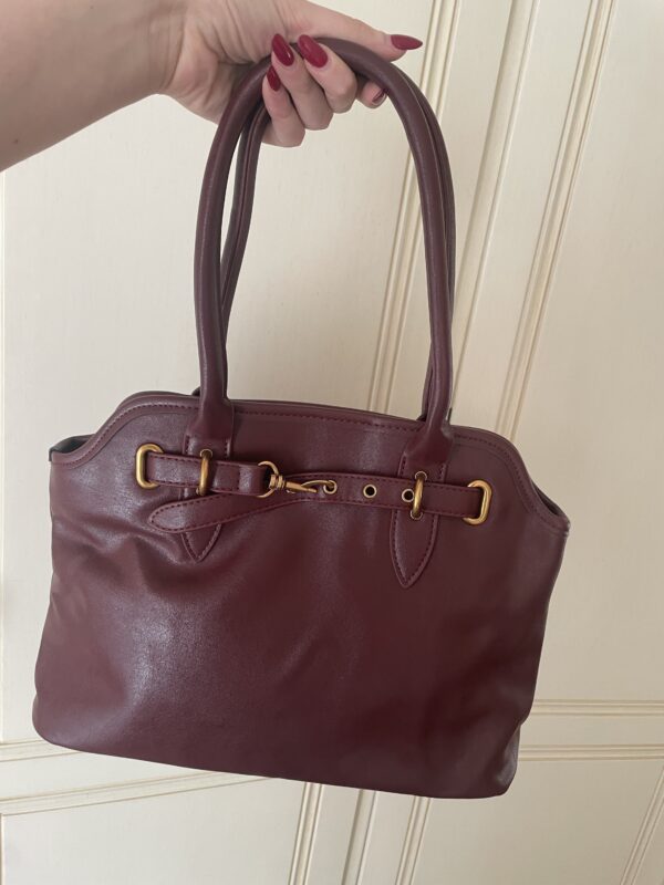 Borsa Borgogna ecopelle