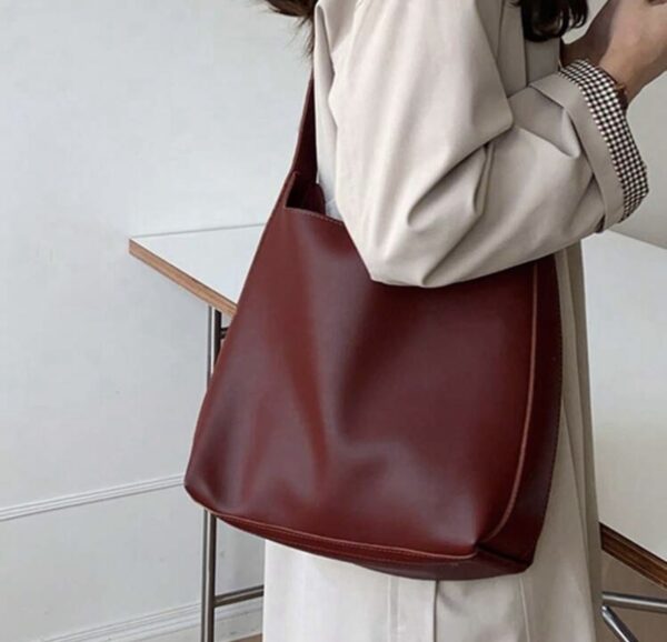 Borsa Borgogna ecopelle