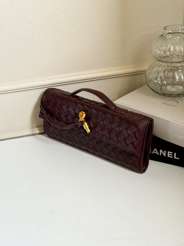 Borsa marrone ecopelle - immagine 2