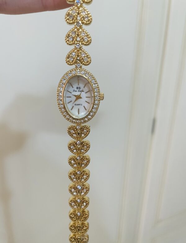 Orologio dorato acciaio - immagine 3