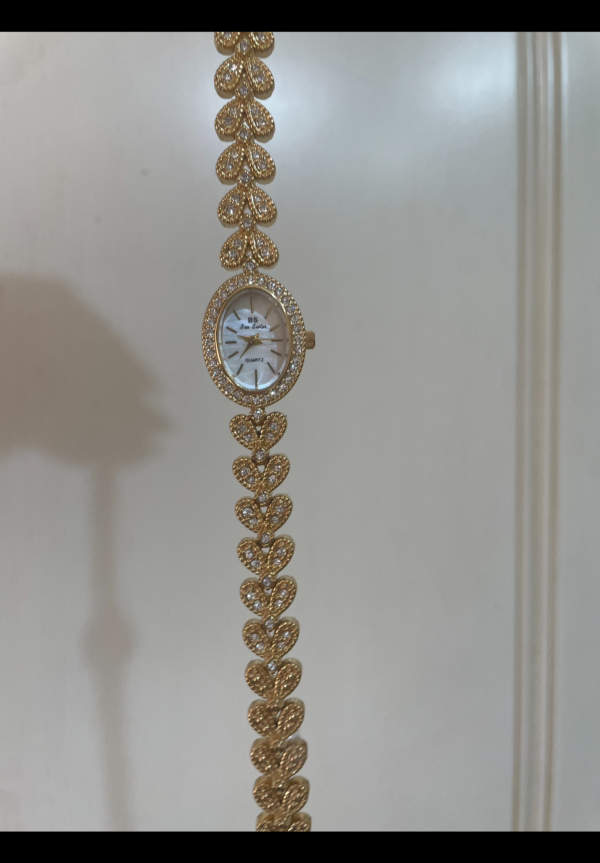 Orologio dorato acciaio - immagine 2