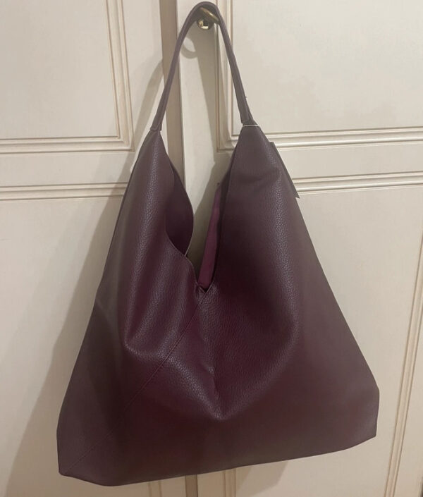 Borsa viola prugna - immagine 2