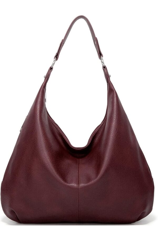 Borsa Borgogna a spalla - immagine 5