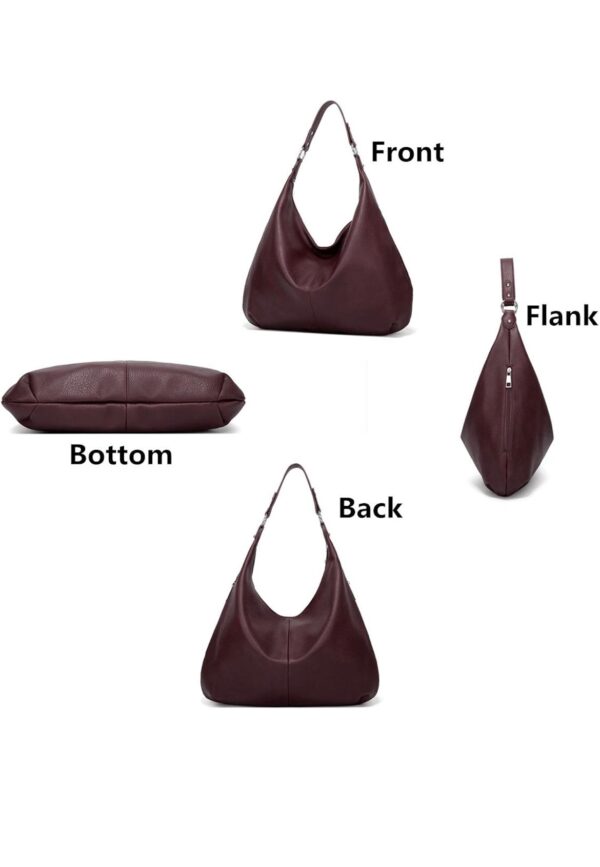Borsa Borgogna a spalla - immagine 2
