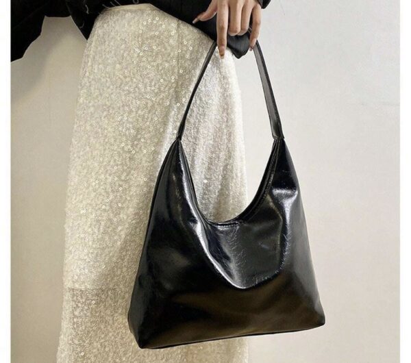 Borsa nera a spalla - immagine 2