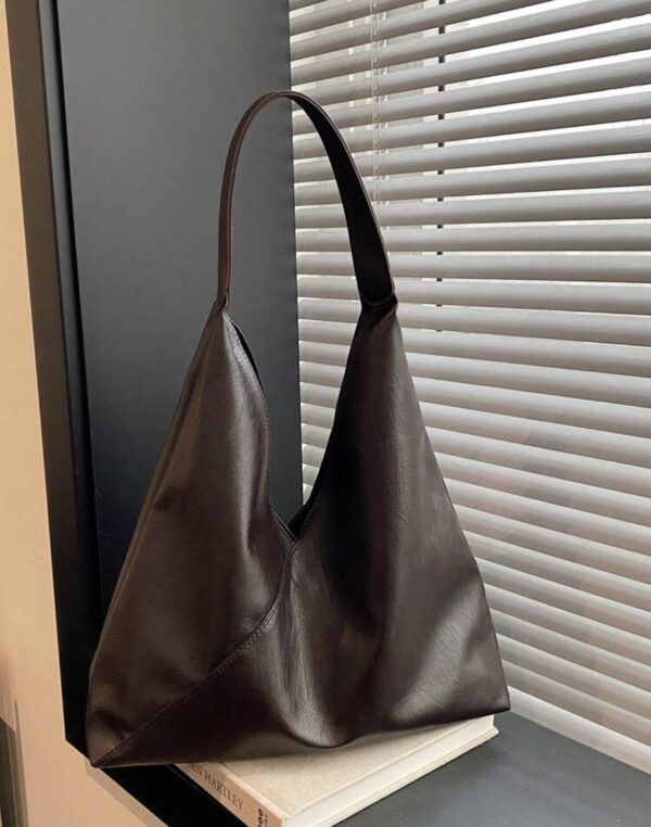 Borsa marrone a spalla - immagine 3