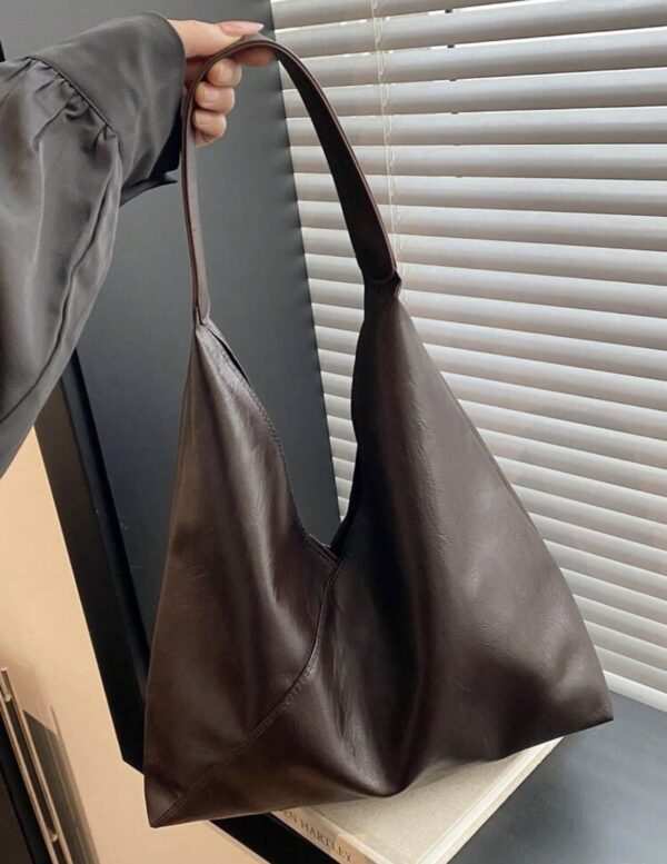 Borsa marrone a spalla - immagine 2