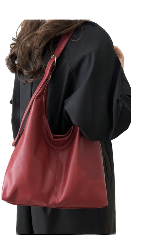 Borsa rossa a tracolla - immagine 2