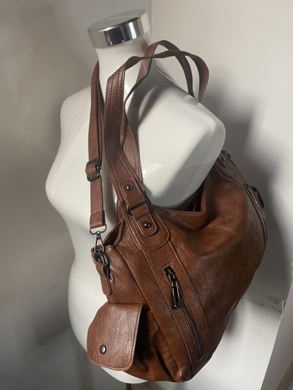 Borsa Marrone Vegana Chic - immagine 2