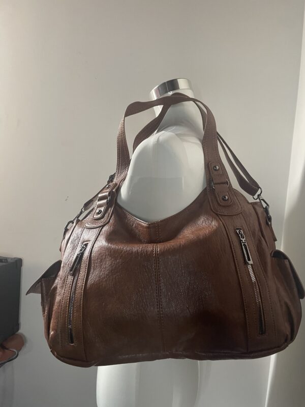 Borsa Marrone Vegana Chic - immagine 4