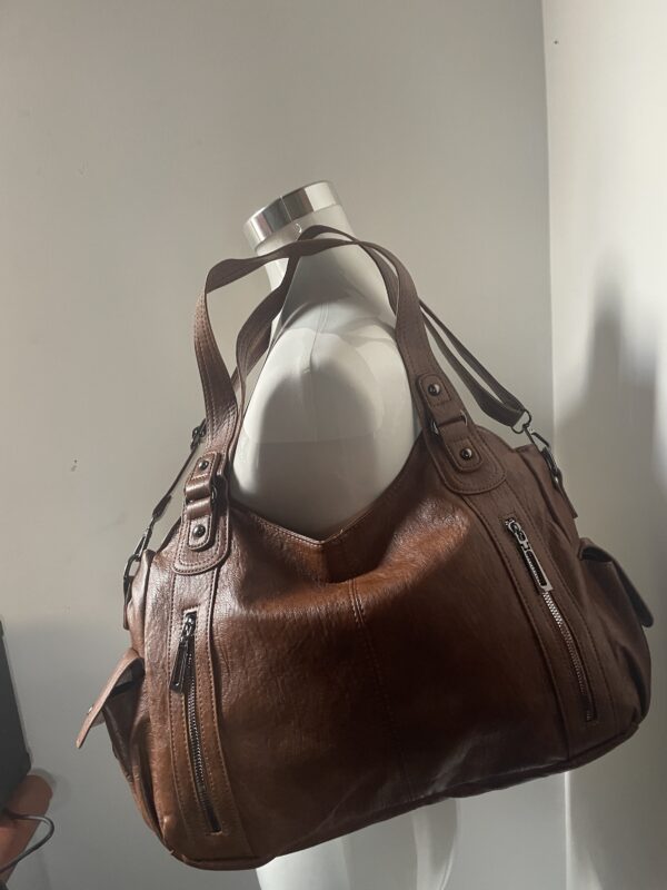 Borsa Marrone Vegana Chic - immagine 5