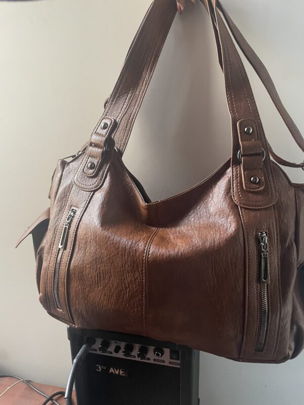 Borsa Marrone Vegana Chic - immagine 7
